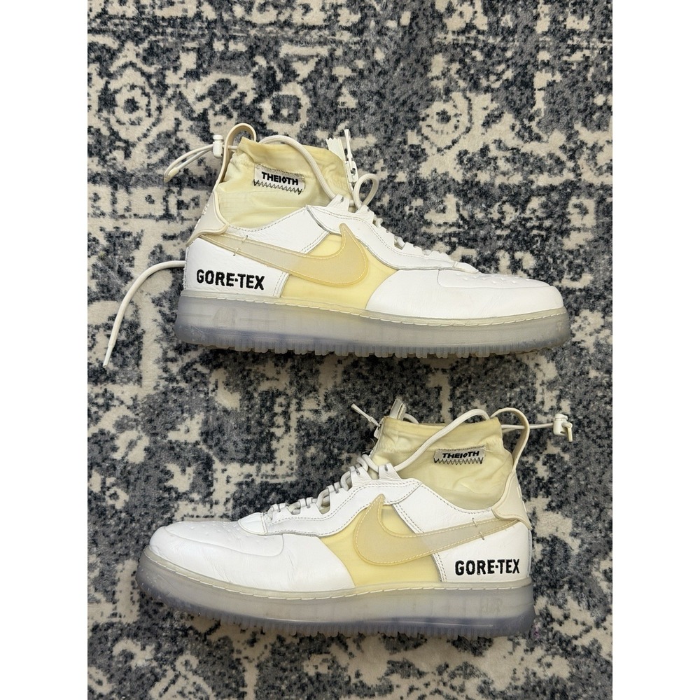Nike Air Force 1 Gore-Tex High Top Phantom White Beige CQ7211-002 Men's Sz 10